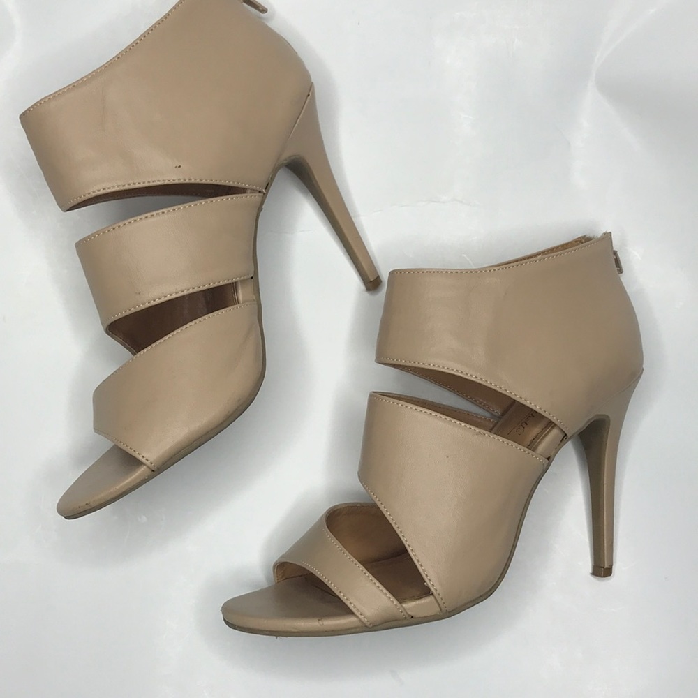 Anne Michelle rapture tan heel shoes